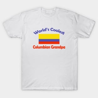 Worlds coolest Columbian Grandpa T-Shirt